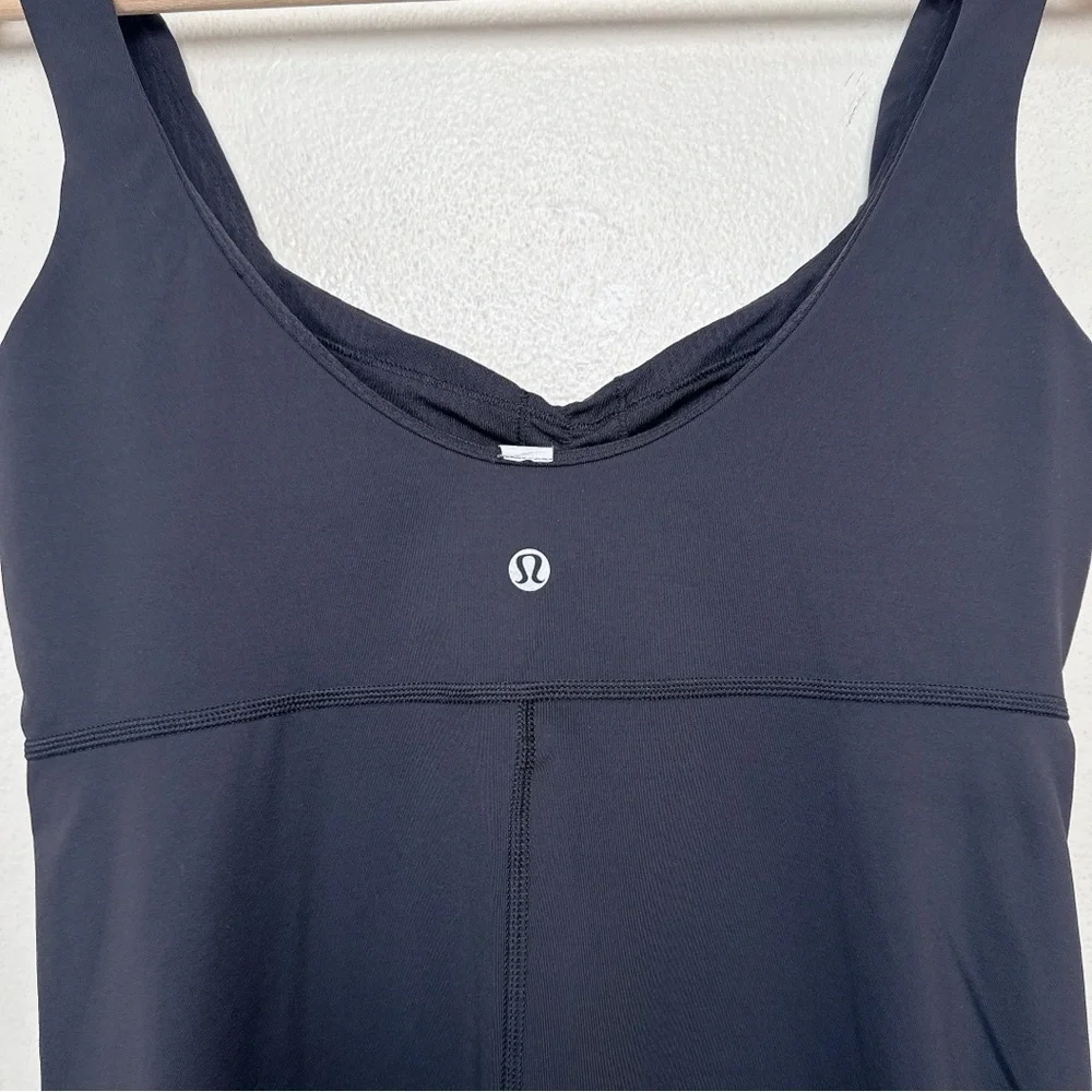 Lululemon Womens 8 Aria Tank II In Black Top